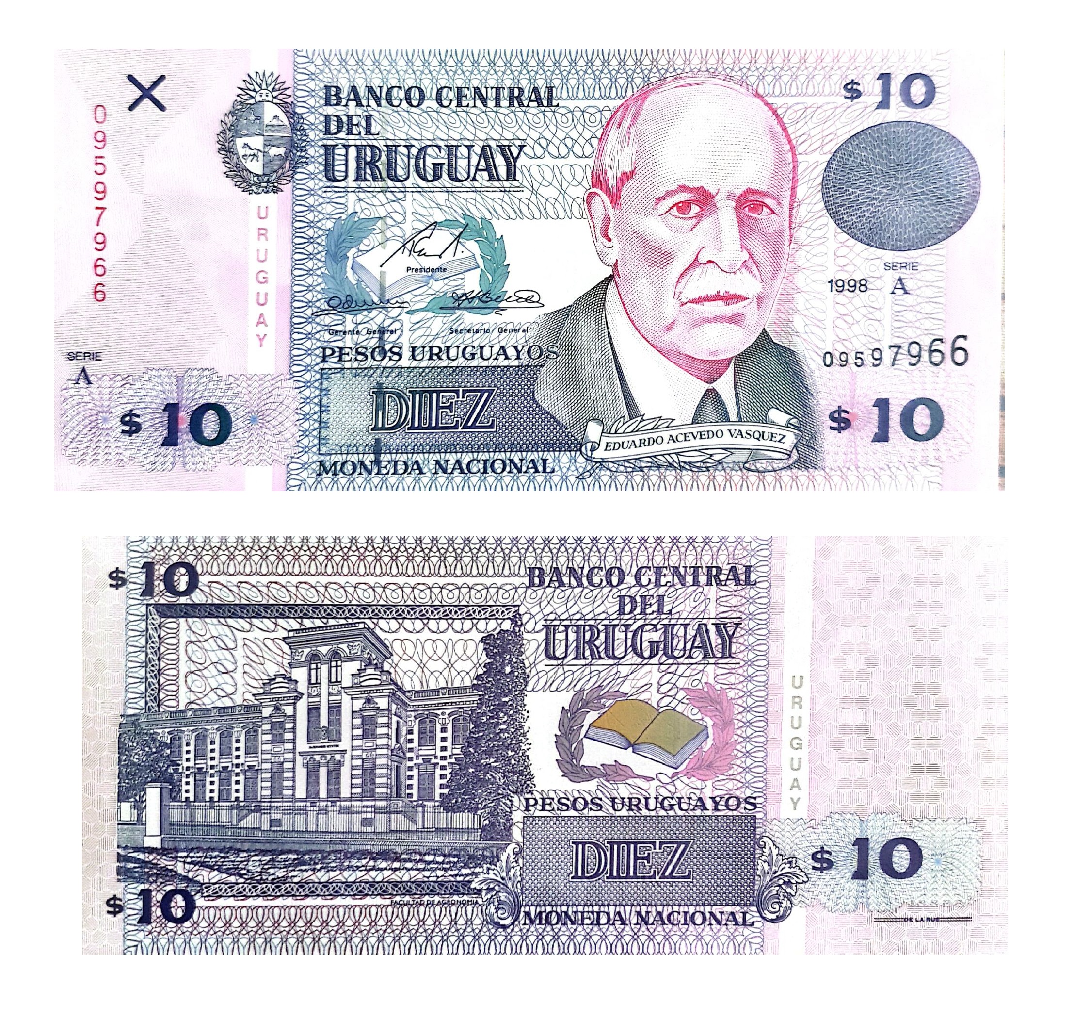 Uruguay #81 10 Pesos Uruguayos